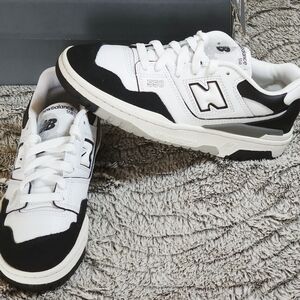 🔥 New Balance 550 ‘White Black Rain Cloud’ – NIB – Size 6Y